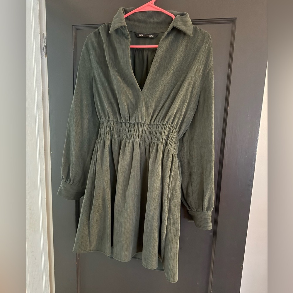 Zara Green Mini Dress - medium